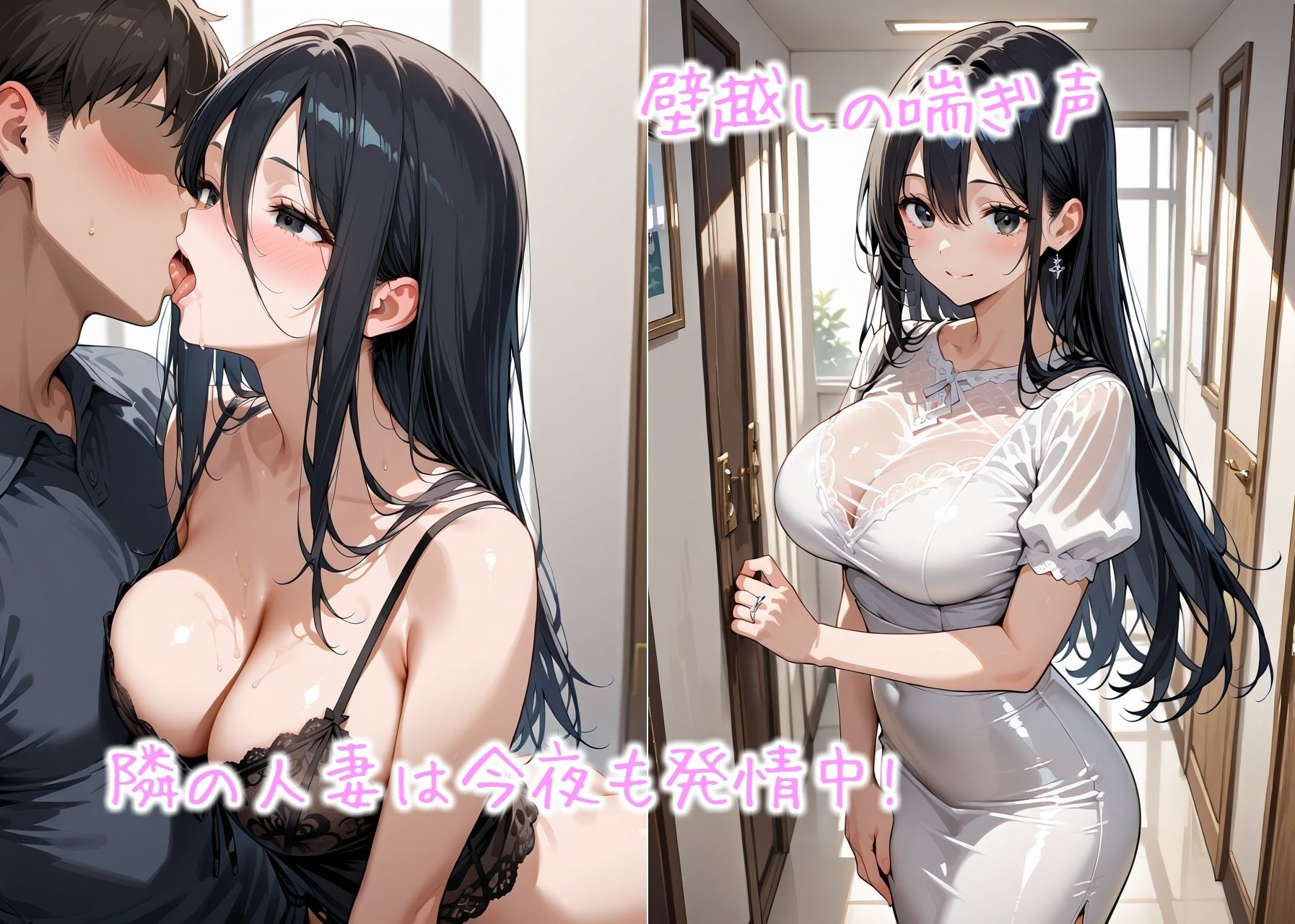 壁一枚、お隣さんは欲求不満 〜純情男子と人妻の危険な共同生活〜 - サンプル画像 1
