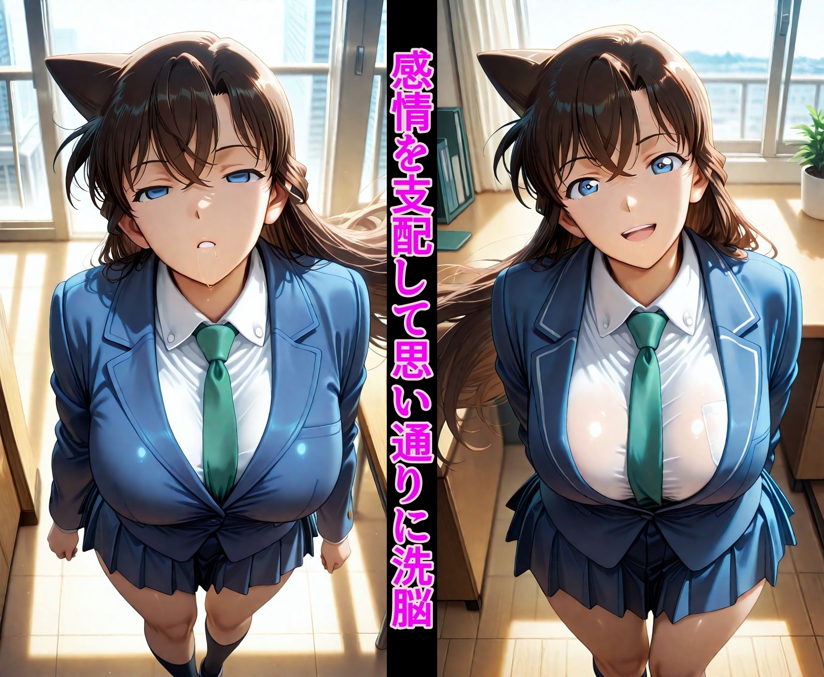 感情支配でエロ女に洗脳調教〜毛◯蘭〜 - サンプル画像 1