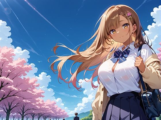 巨乳褐色 単位が欲しい生意気な爆乳生徒キメセクプロジェクト - サンプル画像 1