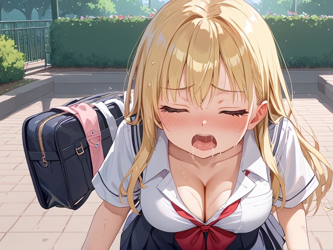 見られちゃう？公園中出しデート - サンプル画像 1