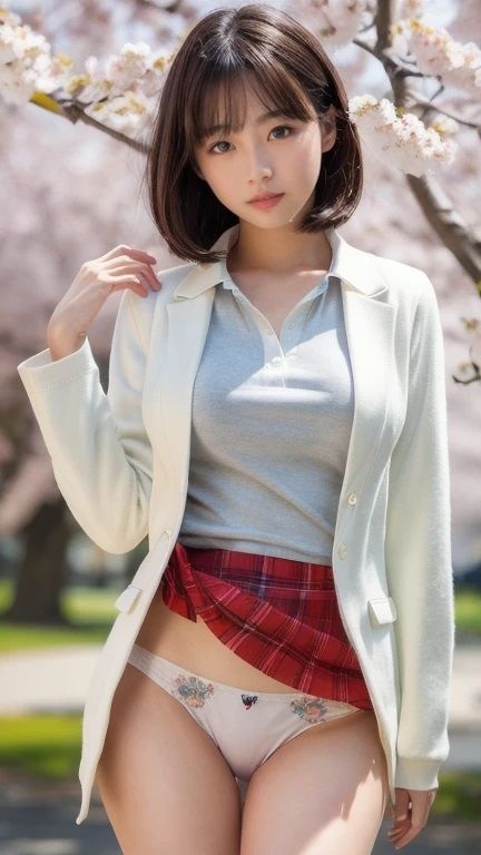 女子大生お花見公園デートパンチラ画像集 - サンプル画像 5
