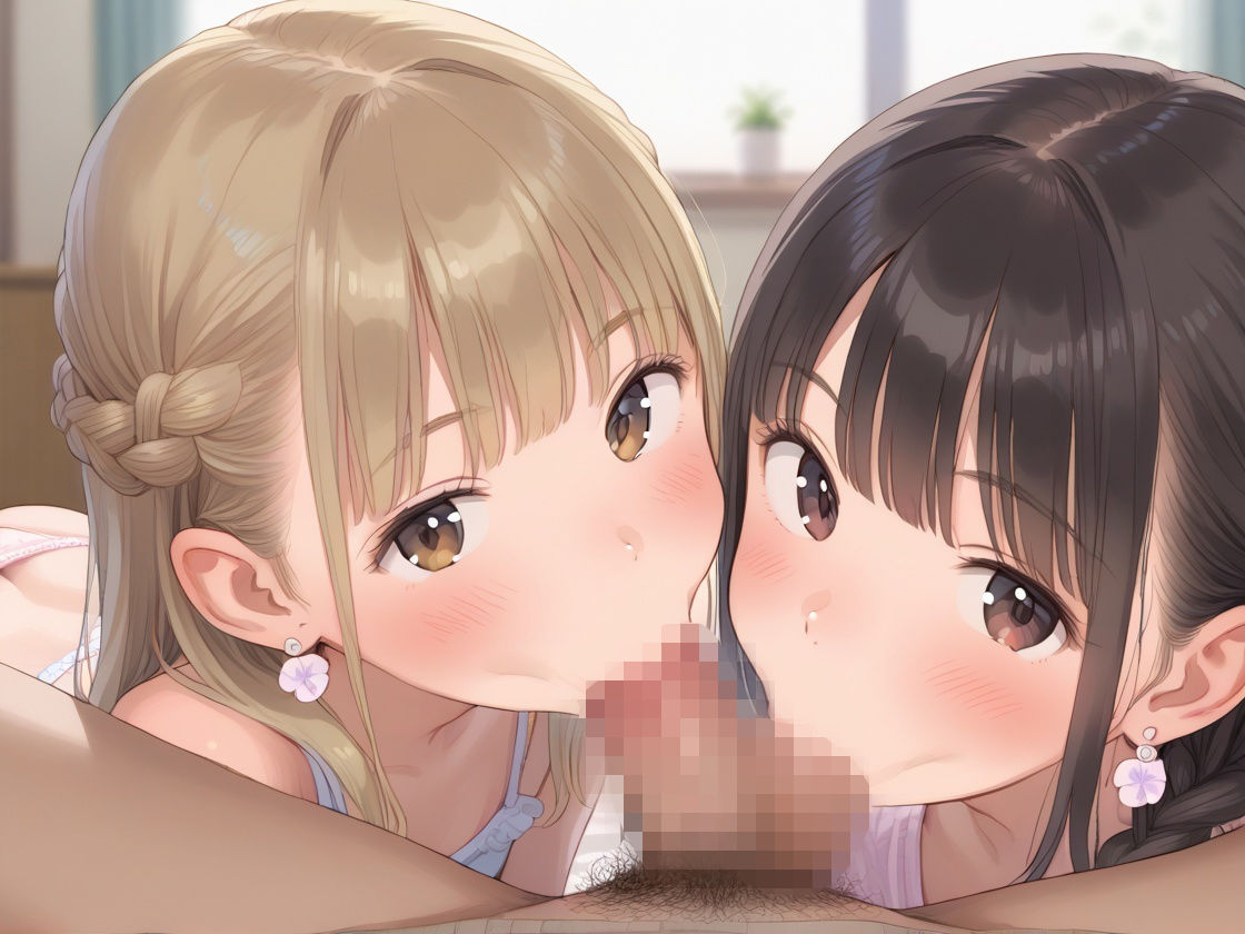 レズを見かけたら俺も混ぜてくれた優しい妹たち - サンプル画像 6