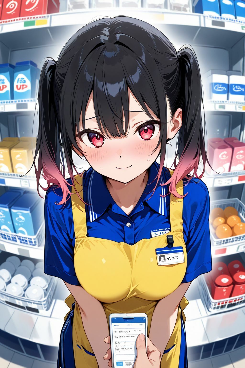 えっちなサービスをしてくれると噂のコンビニに行ってみた件 - サンプル画像 1