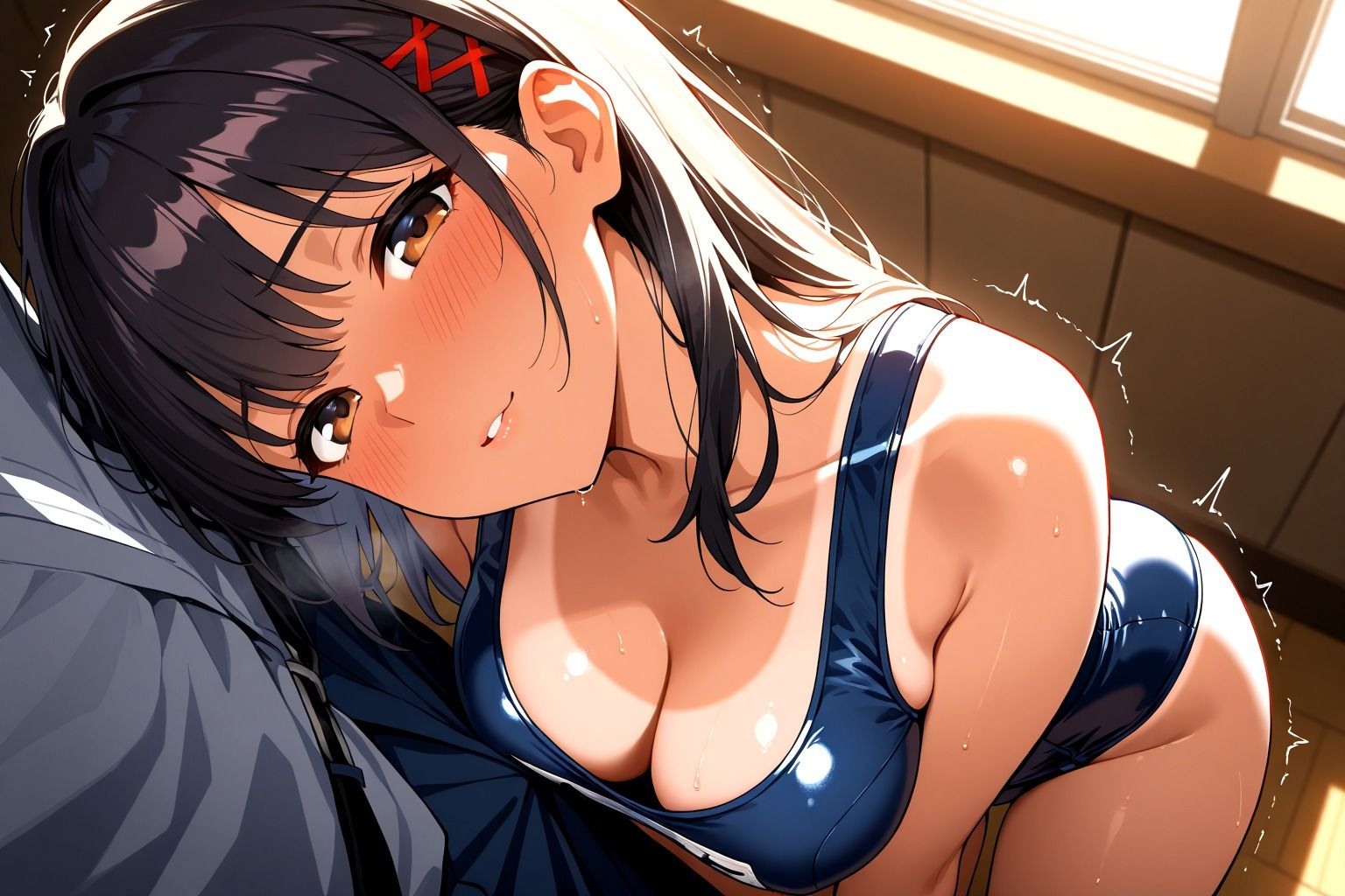 小麦色の妹がエロすぎて  日焼け跡付き巨乳に敗北の逝き地獄 - サンプル画像 5