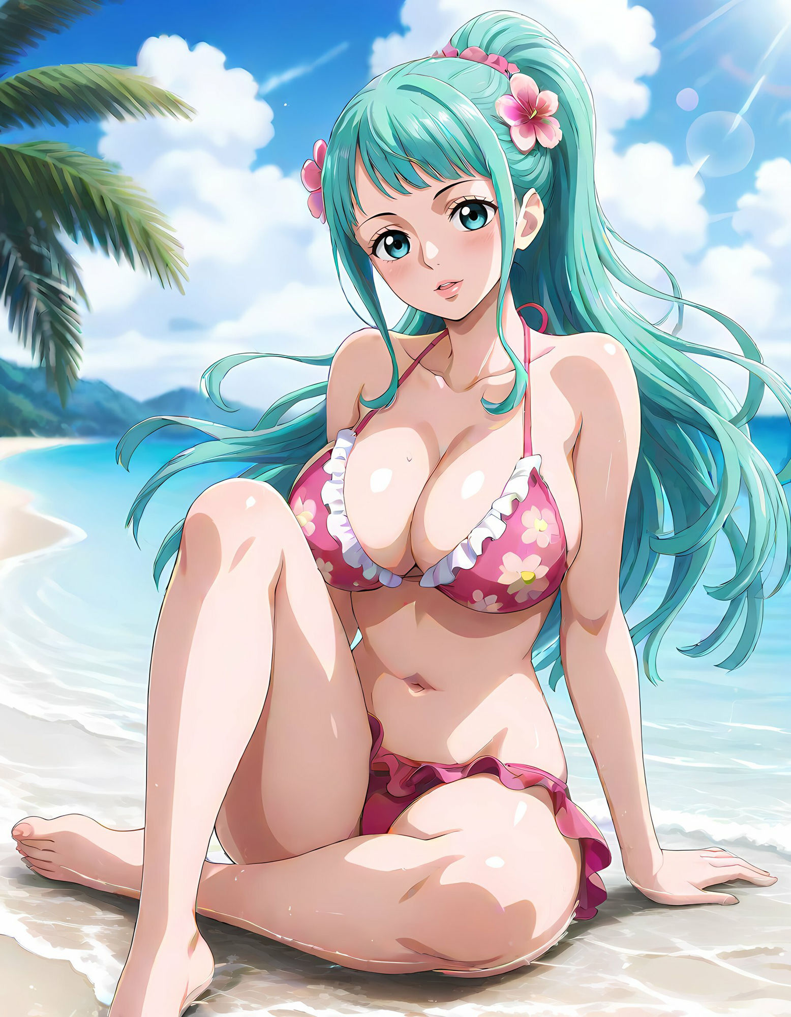 光月日和との濃厚な夏 - サンプル画像 2