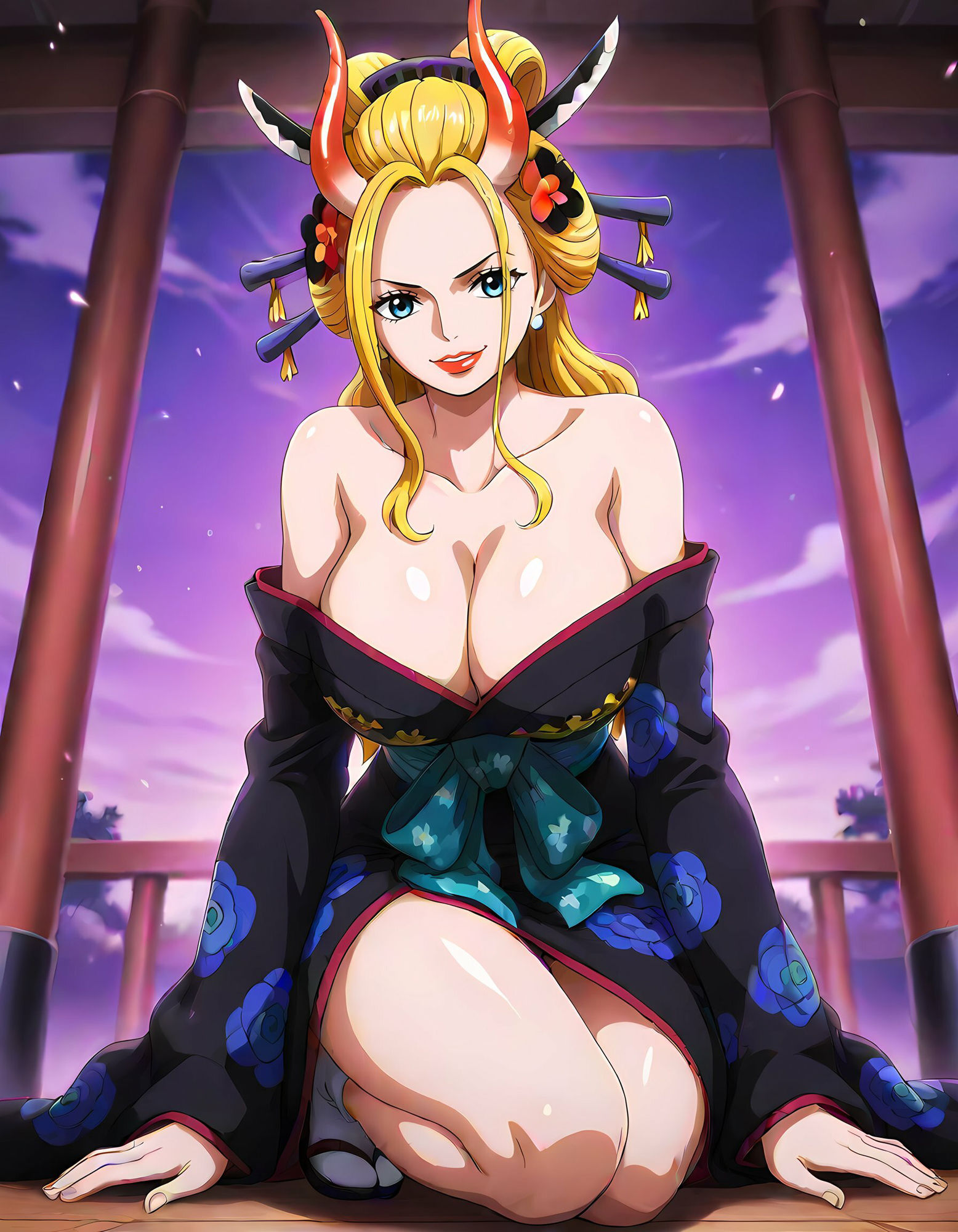 ブラックマリアとの濃厚な時間 - サンプル画像 1