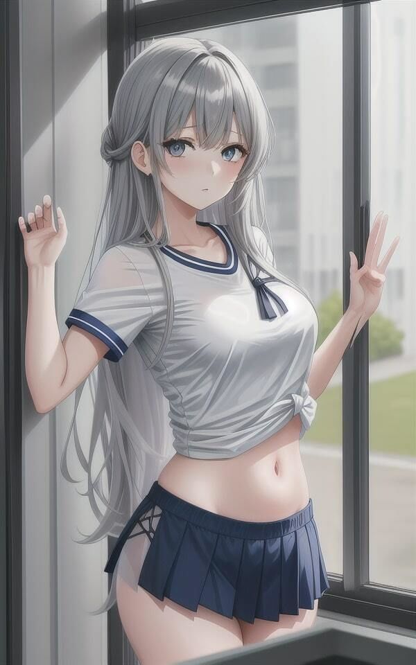 マドンナ体操着JKの着替えを覗いて・・・えちえちな豊満ボディ集 - サンプル画像 1