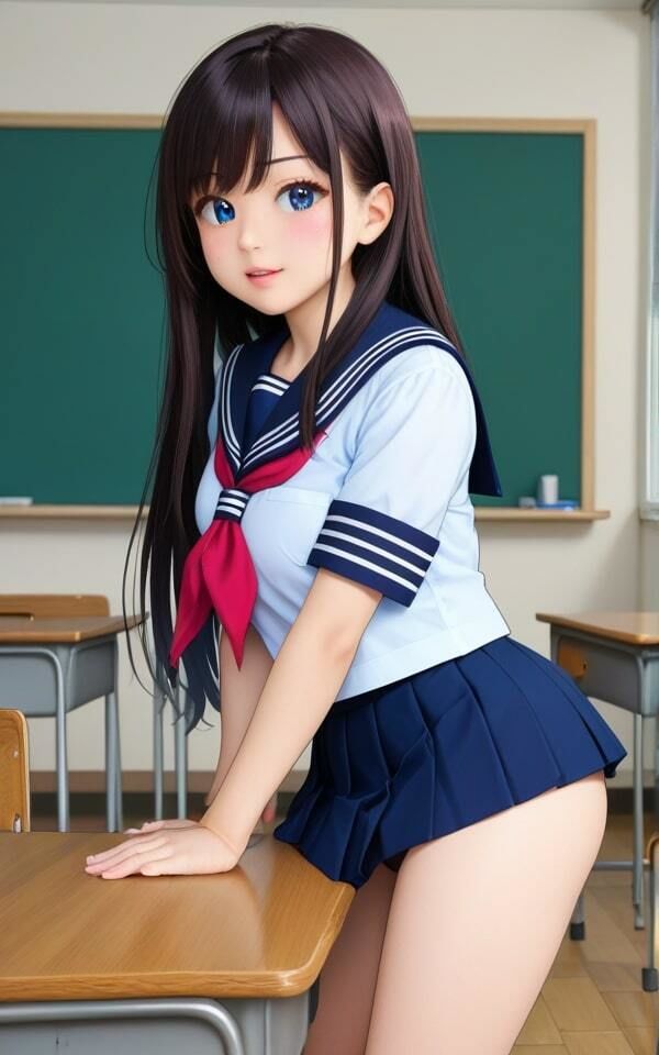 「パンツ見せて・・・」48歳童貞先生の抑えられない欲求を援交で爆発SEX！ - サンプル画像 6