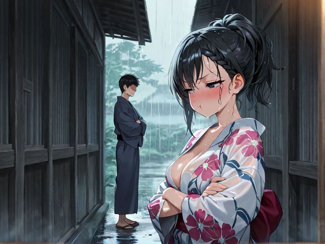 花火大会の夜、狂わせた突然の雨〜幼馴染のクラスメイトと駆け込んだラブホ相部屋雨宿り中出し〜 - サンプル画像 4