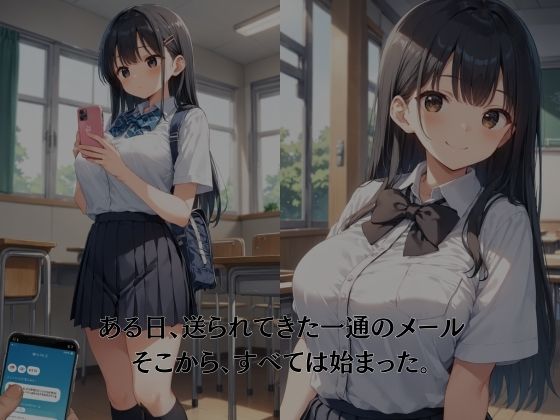 弱みを握った、巨乳JKを脅迫して寝取る - サンプル画像 1