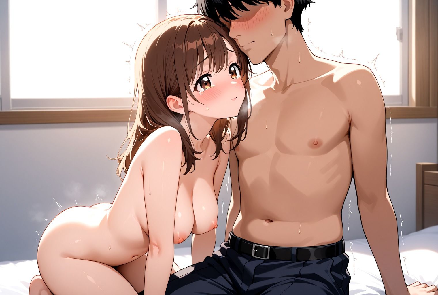 身体測定はブルマで実施  発育良好巨乳少女は生ハメのオプション付き - サンプル画像 3