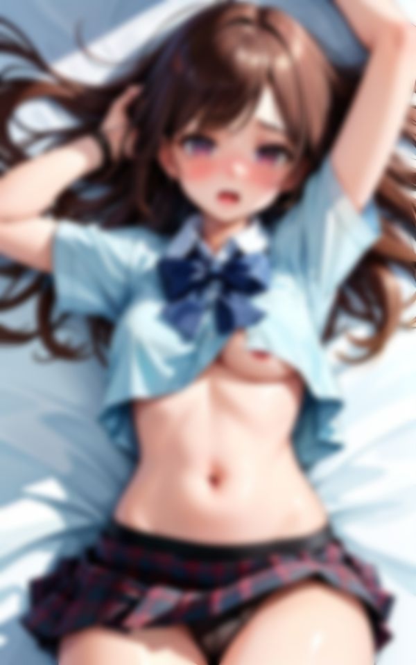 押し倒された大人しめでHな巨乳美女を頂き性欲奮闘記 - サンプル画像 6