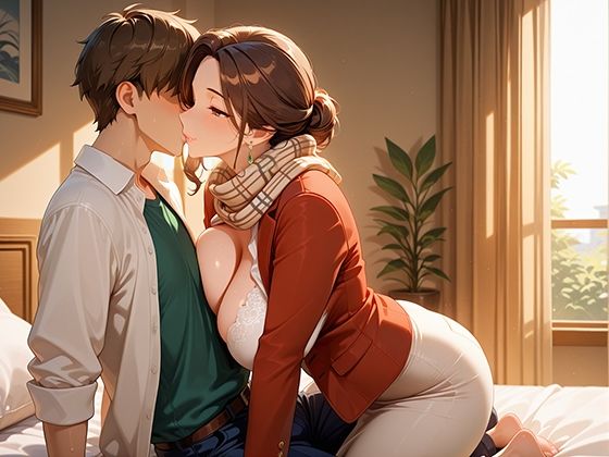 熟女ホテル ハネムーン中の夫を寝とる熟女ホテルスタッフ - サンプル画像 5