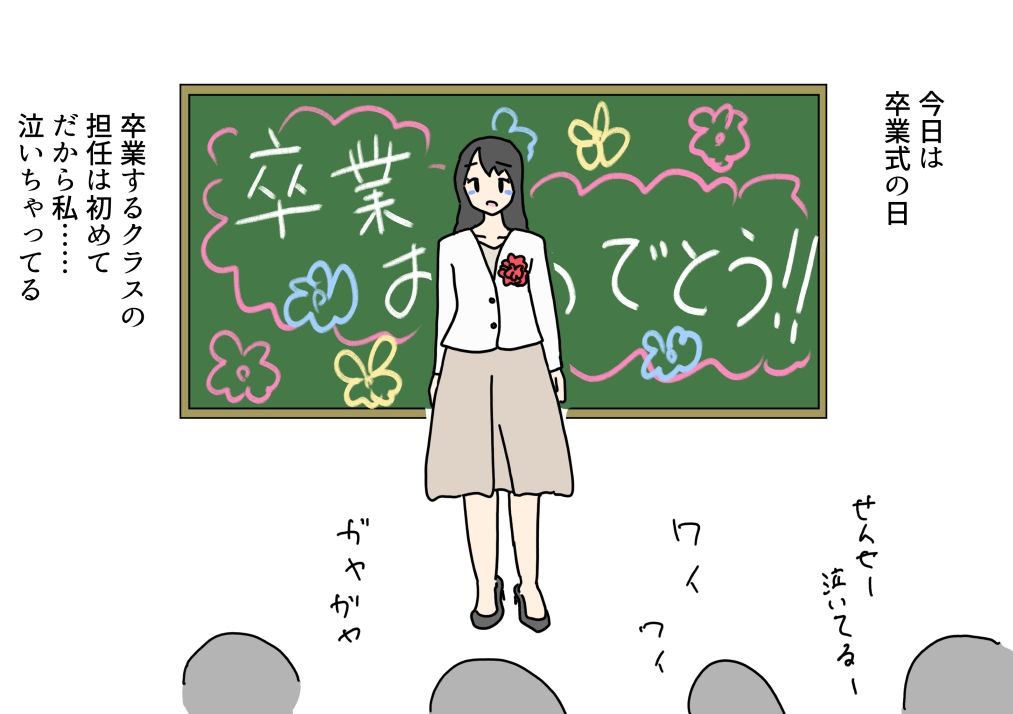 卒業式の日先生で童貞も卒業しちゃった話 - サンプル画像 1