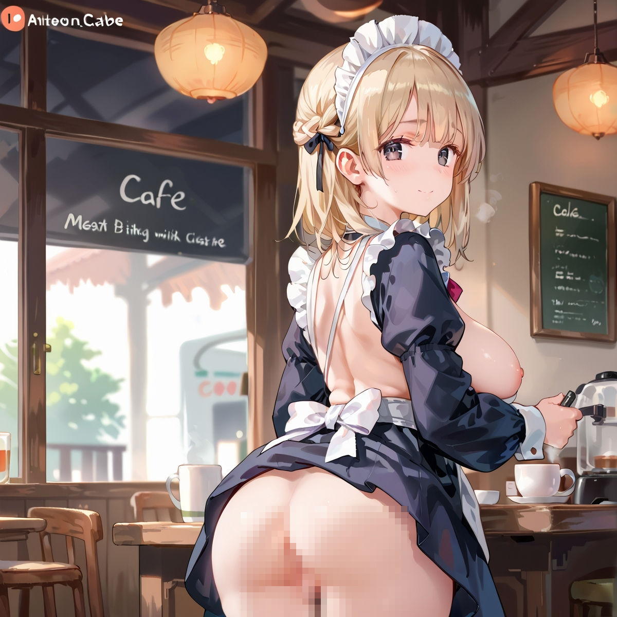 裏メニューあり！秘密のメイド喫茶Part7 - サンプル画像 1