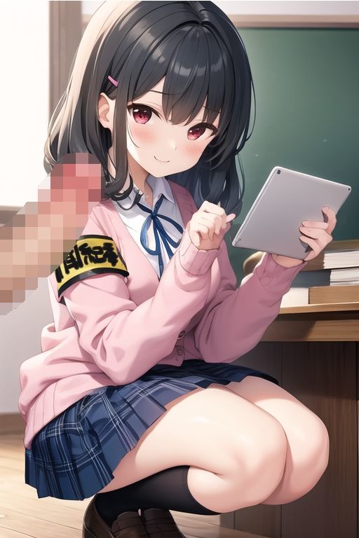 JK LEAKS 31 風紀委員長のおちんちんチェック編 -【包茎ちんぽ皮むきアニメ付】 - サンプル画像 5