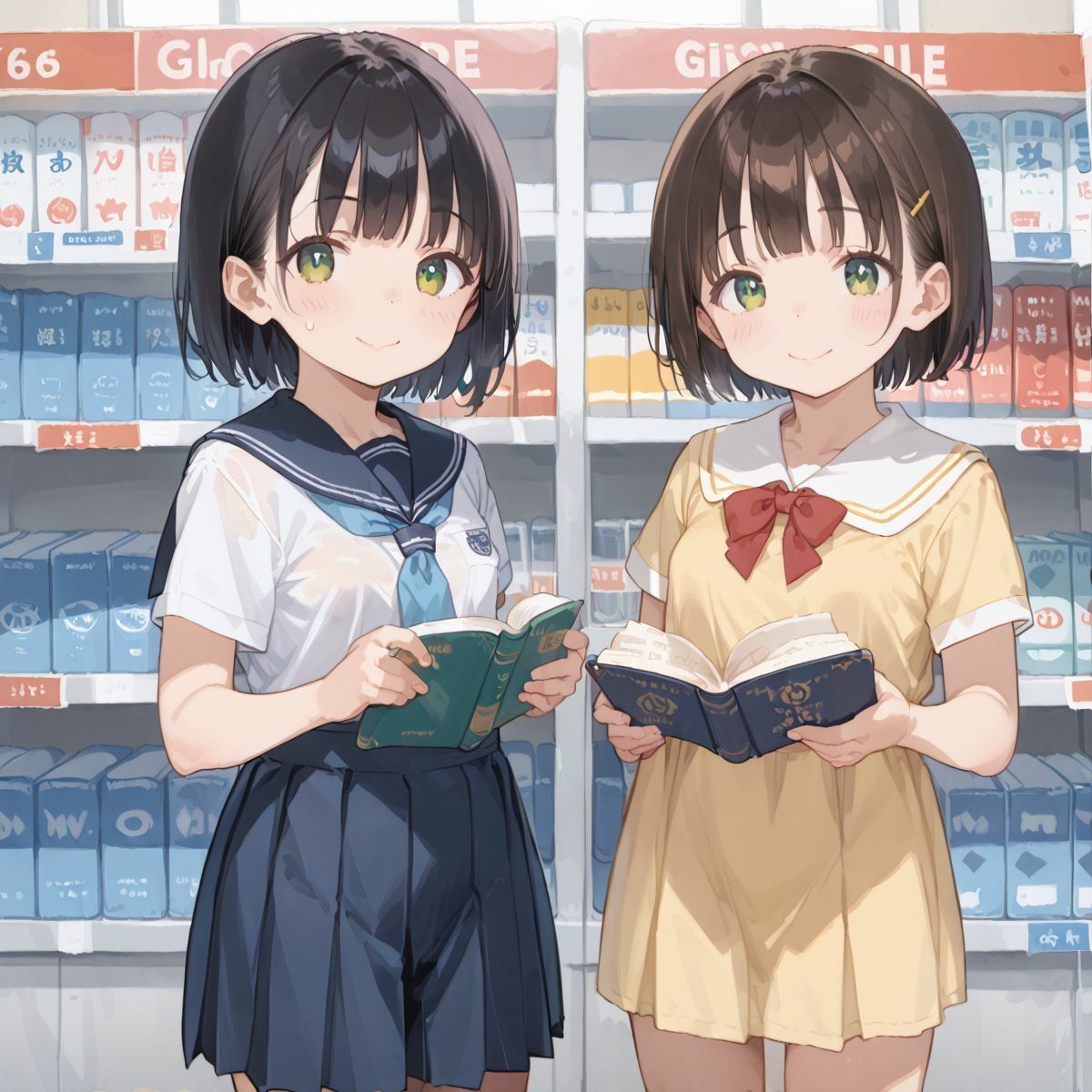 文系つるぺた少女と静かな図書館でヌルヌル中出し性交04 - サンプル画像 9