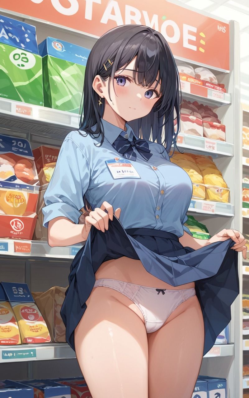 バイトの女子校生は店長の性処理担当 - サンプル画像 1