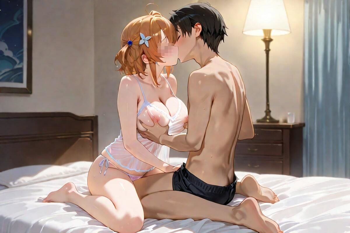 透ける肌、絡む唇  甘くとろける時間 - サンプル画像 1