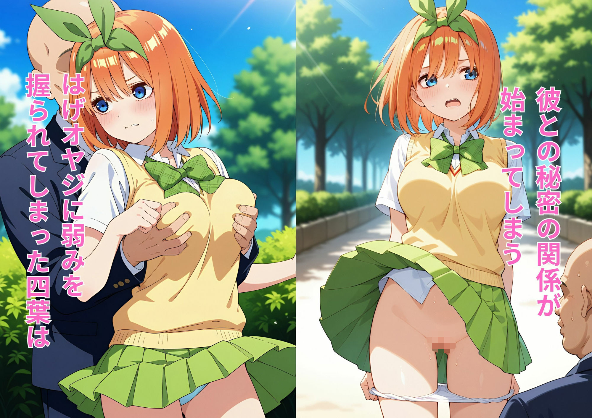 はげオヤジの陵◯調教記録中◯四葉編 - サンプル画像 1