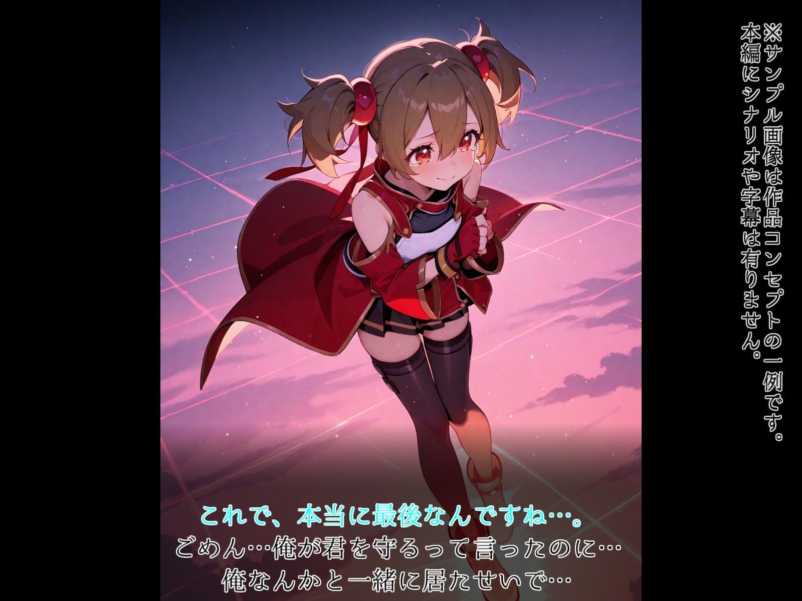 アインクラッド崩壊の刹那―シ◯カ - サンプル画像 1