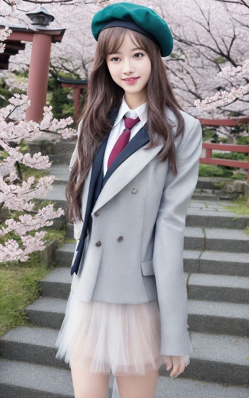 AI美女写真集┃スカートがスケスケな乙女 - サンプル画像 4