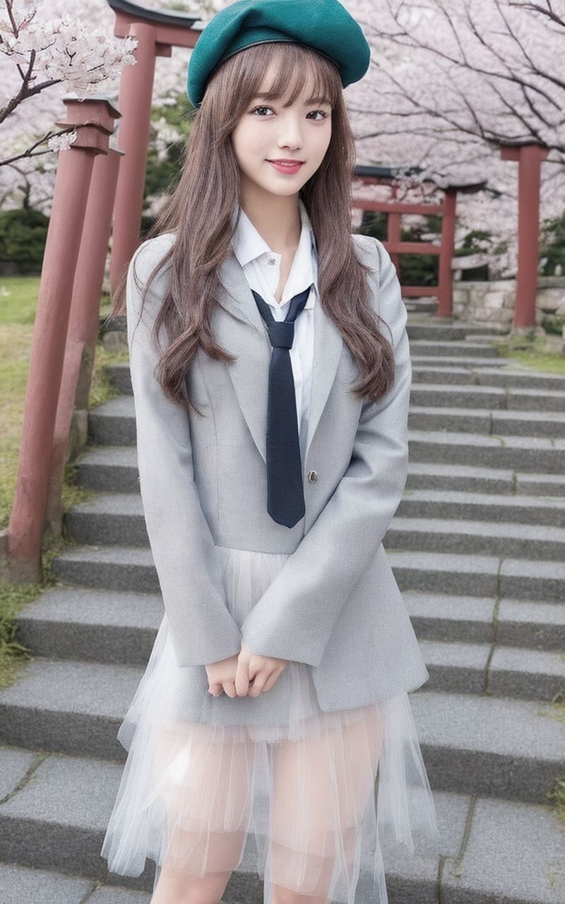AI美女写真集┃スカートがスケスケな乙女 - サンプル画像 6