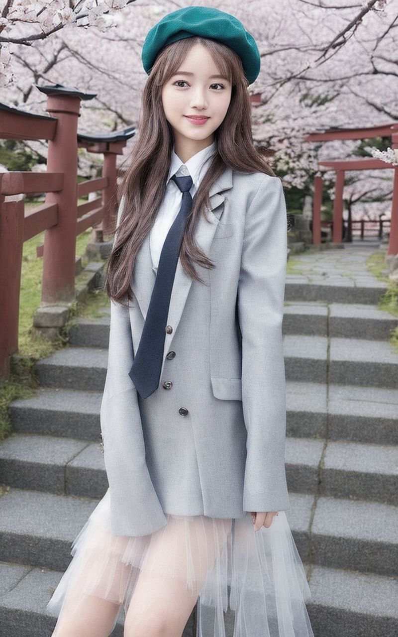 AI美女写真集┃スカートがスケスケな乙女 - サンプル画像 7