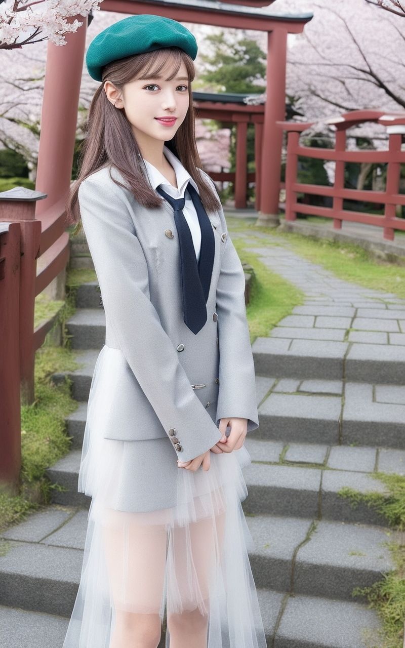 AI美女写真集┃スカートがスケスケな乙女 - サンプル画像 9
