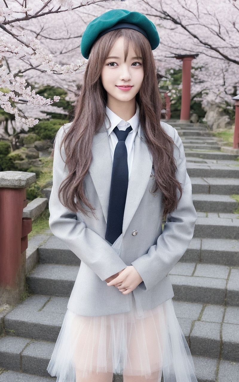 AI美女写真集┃スカートがスケスケな乙女 - サンプル画像 10