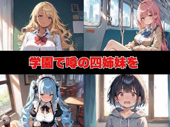 催○アプリで学園ハーレム！ 噂の4姉妹がエロすぎておじさん教師が理性崩壊！ - サンプル画像 3
