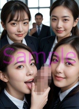 ザ・フェラ！制服美魔女とオフの顔 - サンプル画像 1