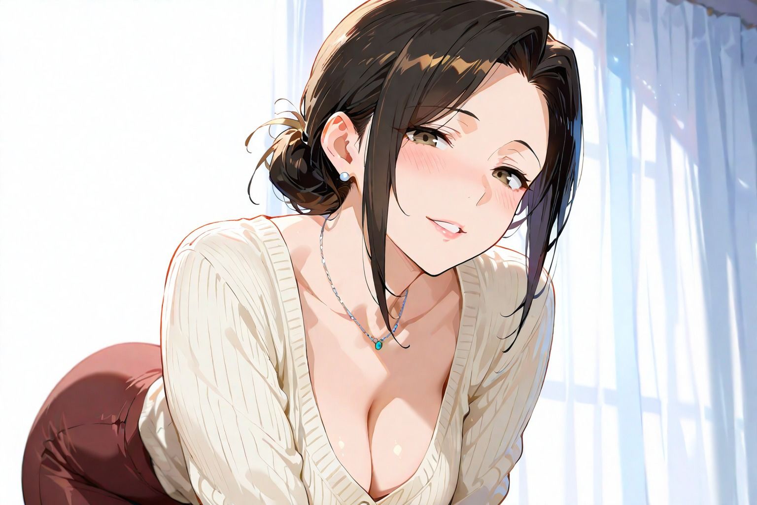 きもデブvs爆乳人妻  街の平和を守る熟女婦人会が敗北 - サンプル画像 1