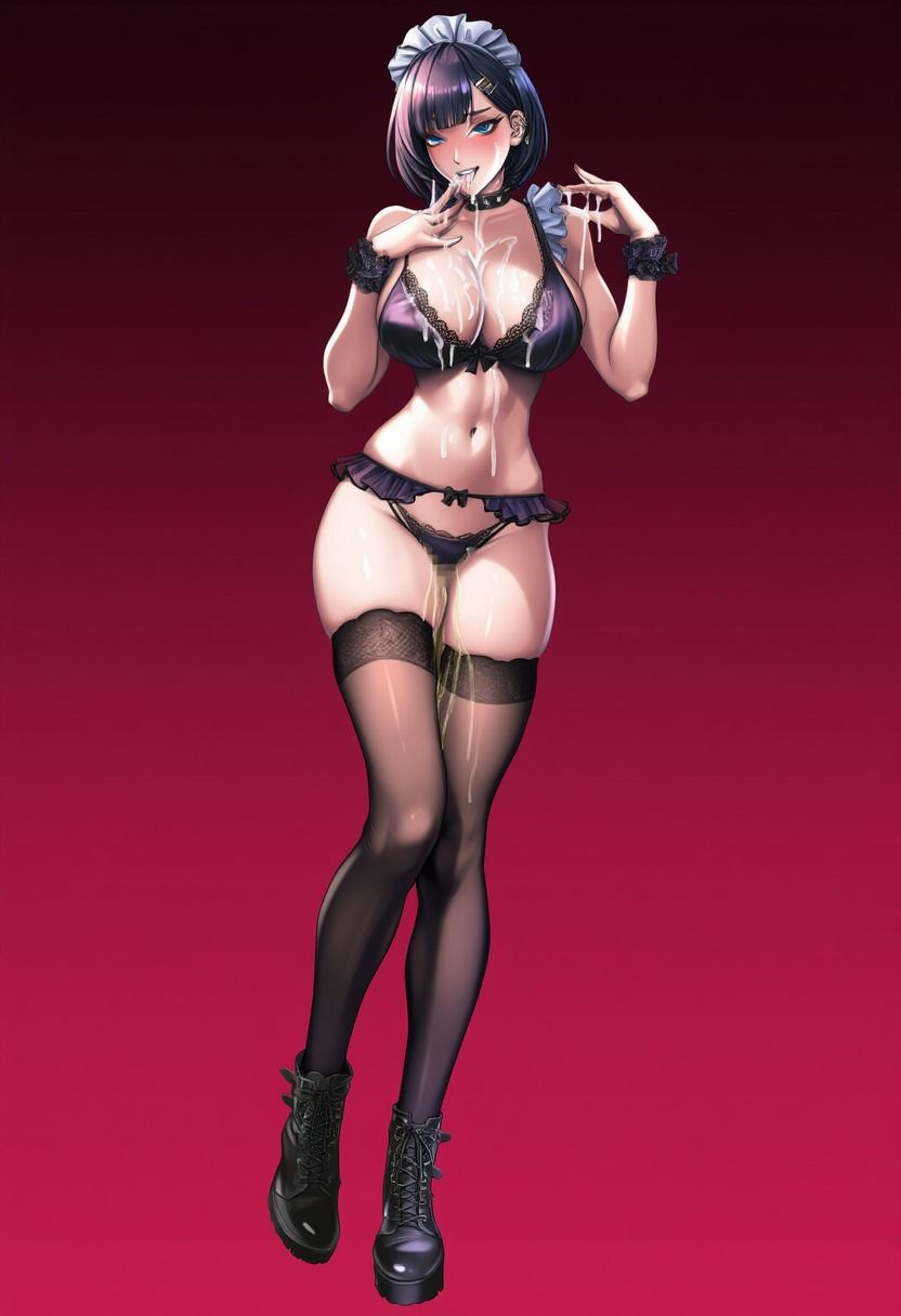 ギャルビッチメイドの教育 - サンプル画像 6