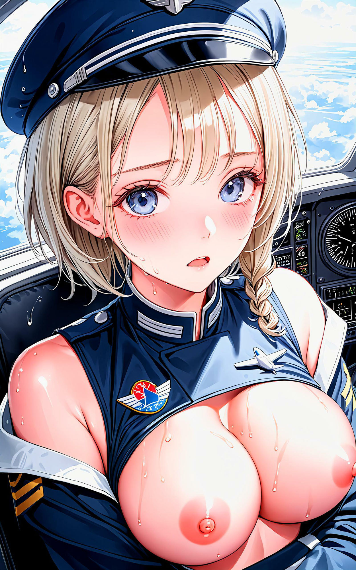 【R-18】エチエチ機長さん（女上司） 僕を自由に操縦する機長さんがとってもエッチな件！ vol.2 - サンプル画像 4