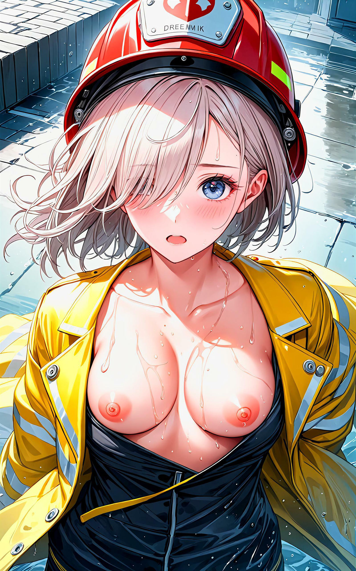 【R-18】エチエチ消防士さん（女上司） 消防士さんのせいで僕のあそこもメルトダウンなんだがw vol.2 - サンプル画像 1