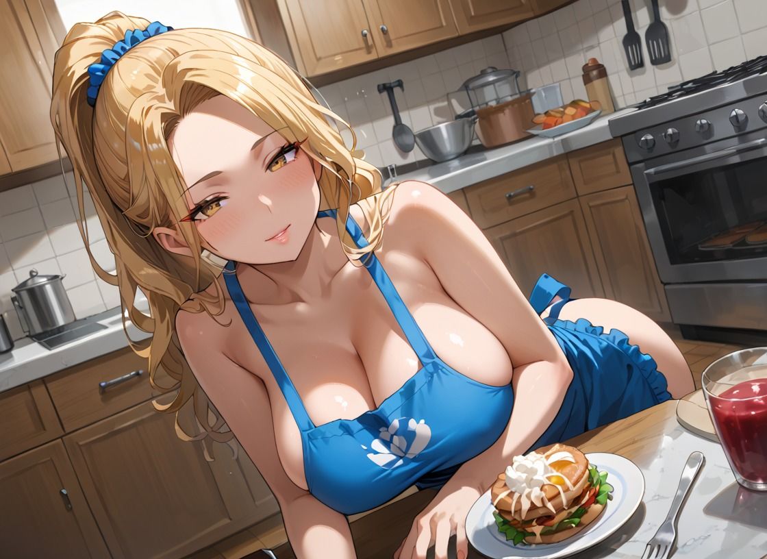 汗だく金髪美女の誘惑からもう抜け出せない - サンプル画像 3