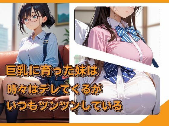 ツンデレ巨乳妹は断ることができない - サンプル画像 1