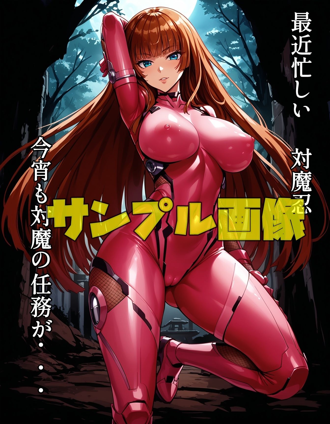 やっぱり捕まるピンクの対魔忍 - サンプル画像 1