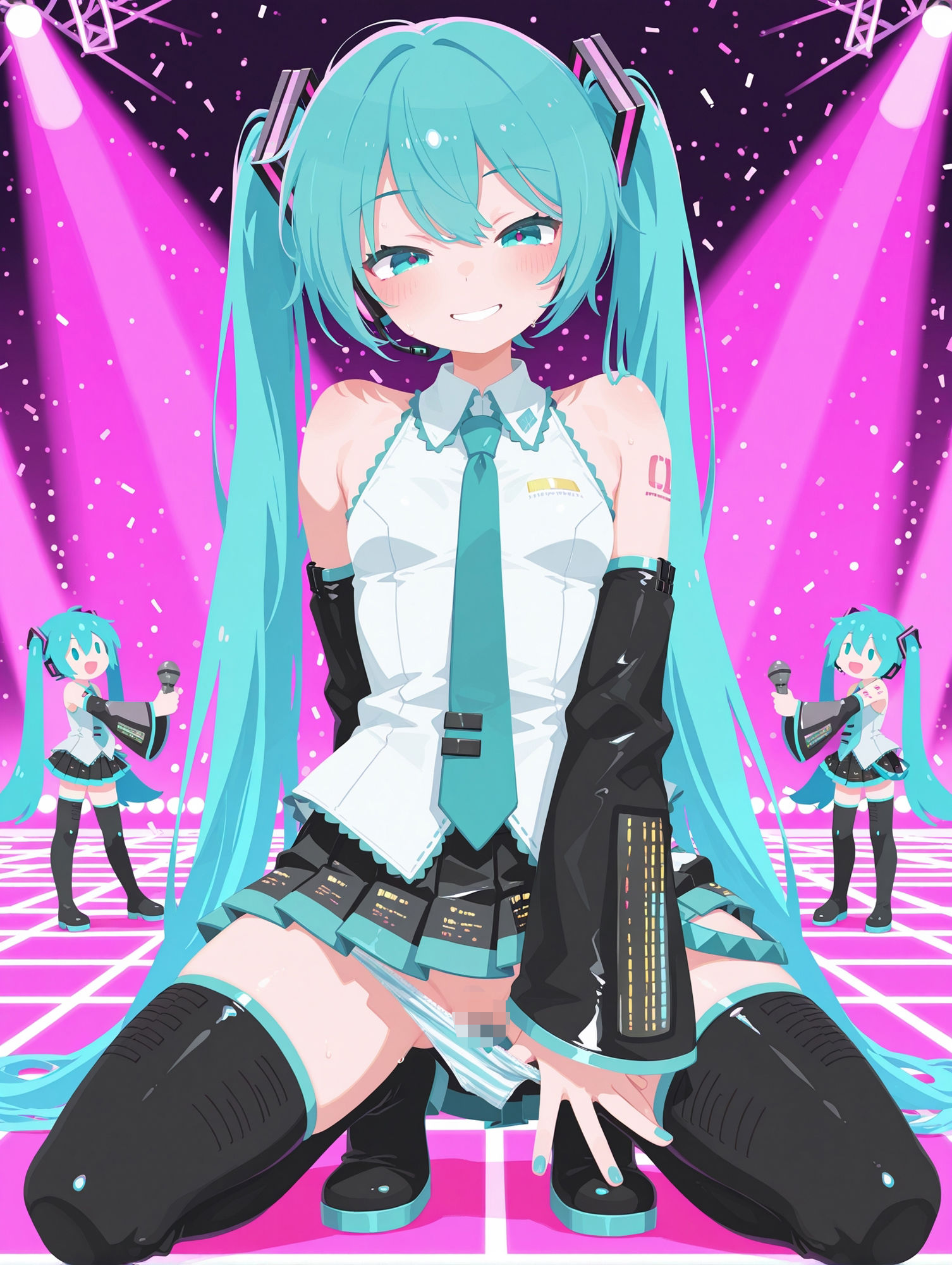 ボーカロイドとエッチ - サンプル画像 1