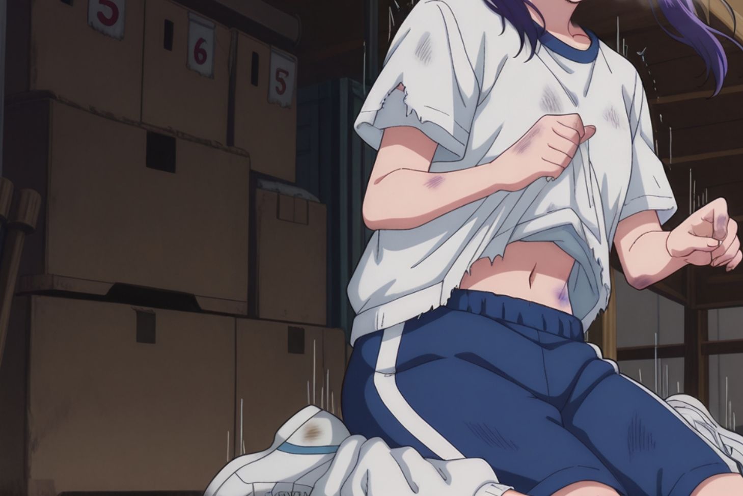 俺たちの性処理担当  -守屋菖蒲- - サンプル画像 2