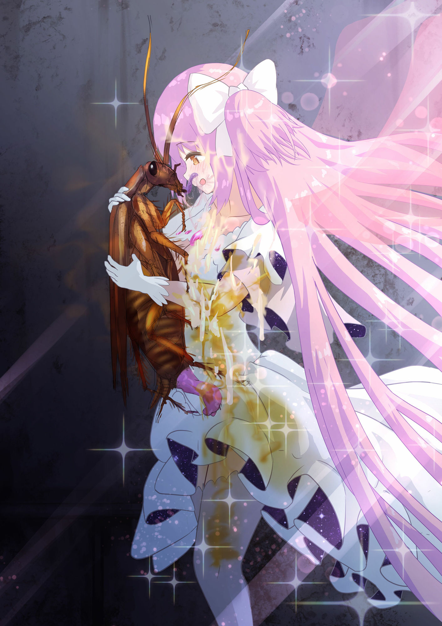 女神はゴキブリ魔物に一目惚れし、全肯定甘やかし子作りで害虫を産み増やす - サンプル画像 8