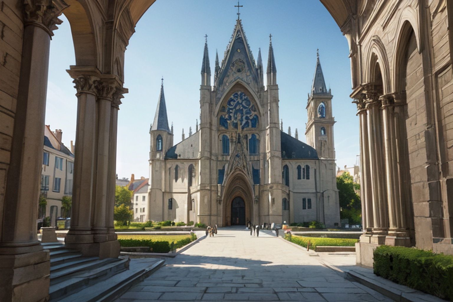 教会結婚式  背景素材 - サンプル画像 6