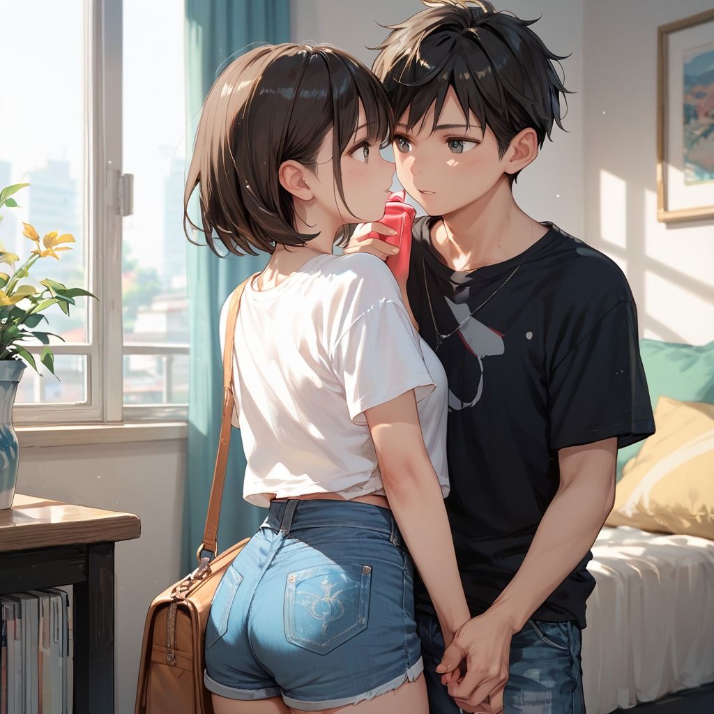 久しぶりに再会した処女の幼馴染に頼まれて特訓 - サンプル画像 2