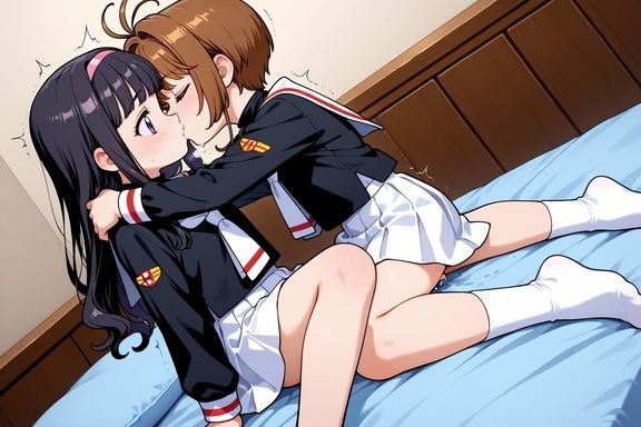 さ◯らと◯よの百合プレイ - サンプル画像 2