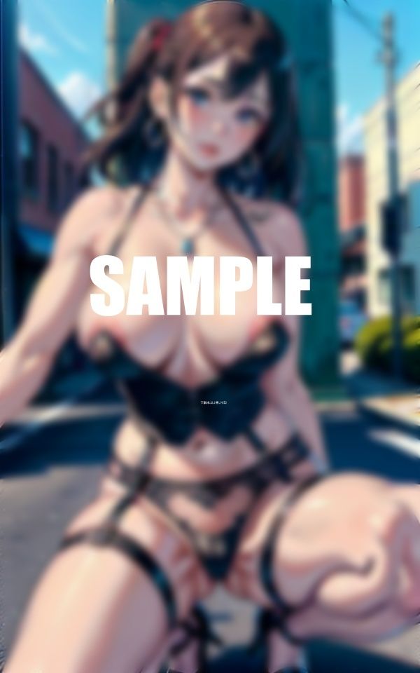 エロ過ぎるガーターベルト美熟女たち若いビンビン勃起チンポが欲しくて街を徘徊 - サンプル画像 3