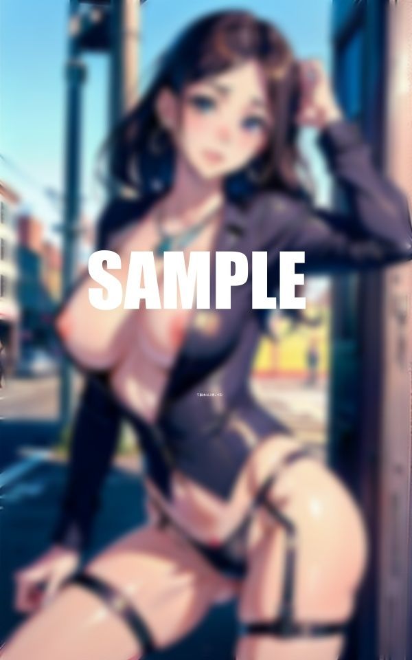 エロ過ぎるガーターベルト美熟女たち若いビンビン勃起チンポが欲しくて街を徘徊 - サンプル画像 5