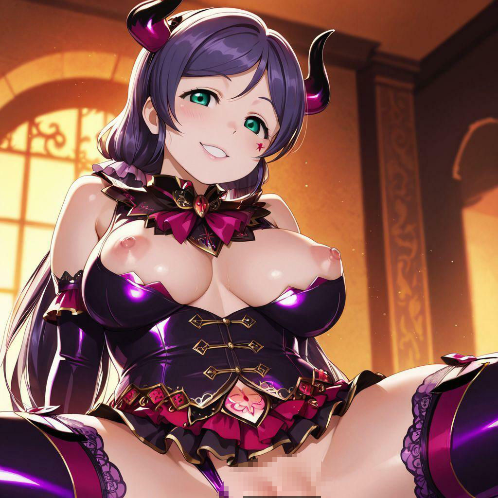 ラブ〇イブ！  東〇 希  悪堕ち快楽堕ち - サンプル画像 3