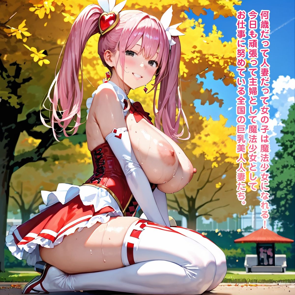 【たっぷり360枚】むちむち！人妻魔法少女が快楽落ち！ part4 - サンプル画像 1
