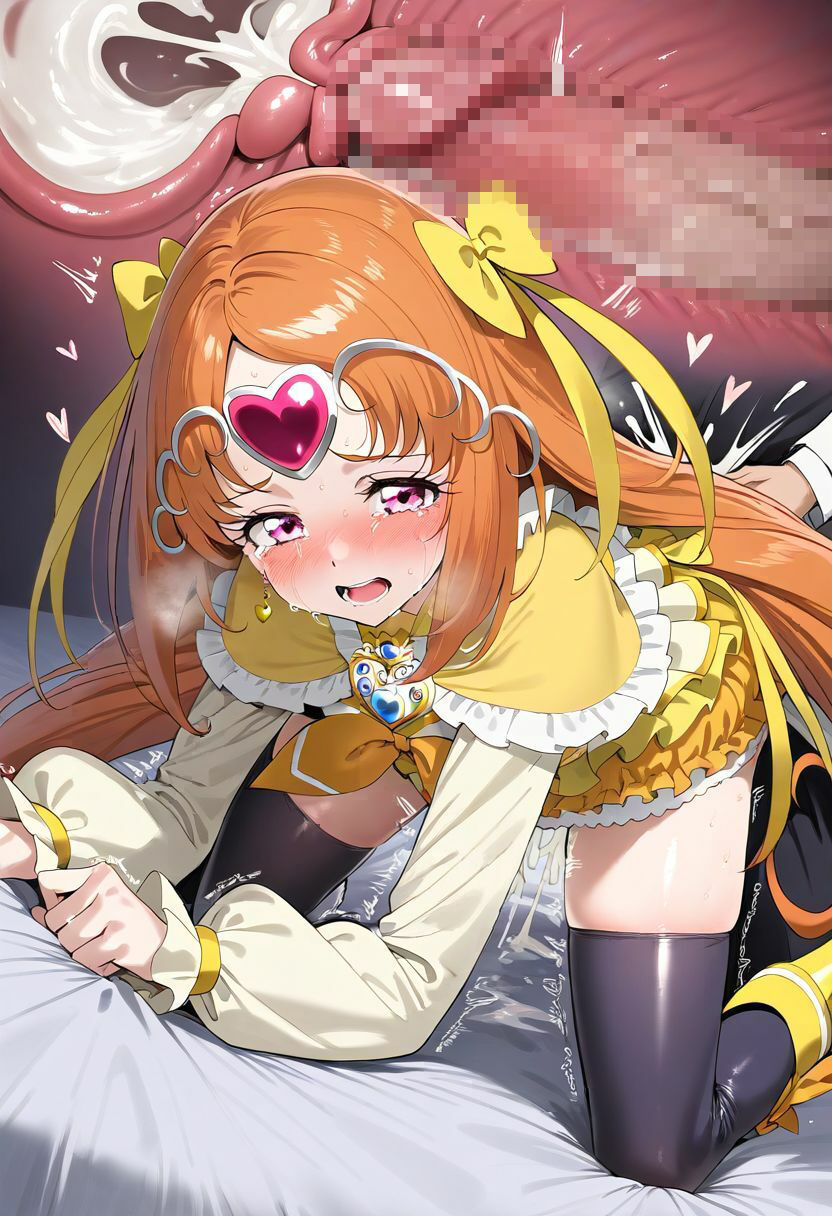 【100枚】キュア●ューズちゃんとイチャラブえっちイラスト集 - サンプル画像 9